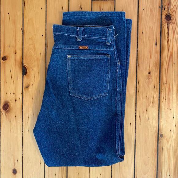 Vintage 1990s Big Ben Workwear Denim Jeans Work 36x29 - Picture 1 of 5